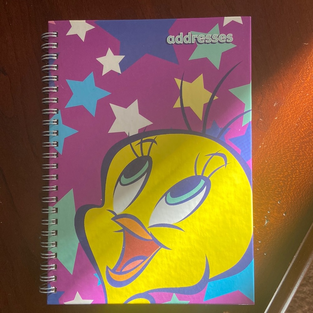 Tweety Bird Looney Tunes Address book BRAND NEW